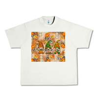Pistachio Fall with Gnomes Urban Heavy Tee - texasbilliewilder