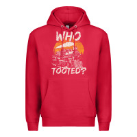 Cardinal Who Tooted Funny Train Lovers And Railroad Retro Vintage Premium Hoodie - tuanDangUi