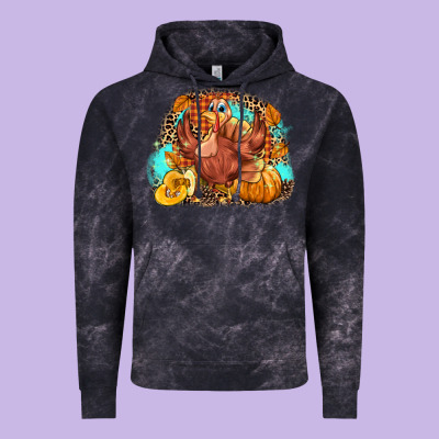 Turkey Pumpkins Vintage Hoodie Designed By Nancycooperartshop