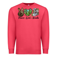 Cardinal peace love koala Premium Sweatshirt - LillyAllenDesigns