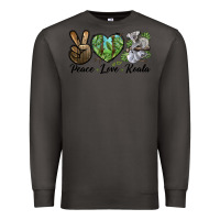 Smoke peace love koala Premium Sweatshirt - LillyAllenDesigns