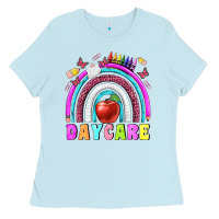 Baby Blue daycare Ladies Tee - BundleAndBundleShop