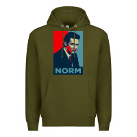 Army Green Norm macdonald political poster Premium Hoodie - tuanDangUi