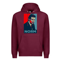Burgundy Norm macdonald political poster Premium Hoodie - tuanDangUi