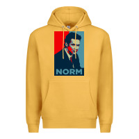Mustard Norm macdonald political poster Premium Hoodie - tuanDangUi
