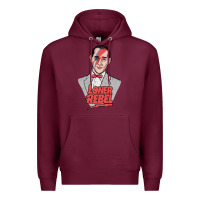 Burgundy loner rebel Premium Hoodie - tuanDangUi