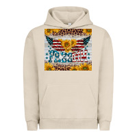 Pigment French Oak freedom 4th of july Urban Hoodie - BarkalooDesign