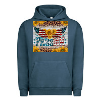 Pigment Midnight Navy freedom 4th of july Urban Hoodie - BarkalooDesign