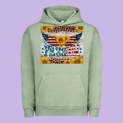 Freedom 4th Of July Urban Hoodie Designed By Barkaloodesign
