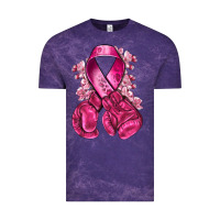 Cloud Purple breast cancer with boxing gloves Vintage Tee - NancyCooperArtShop