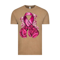Vintage Coffee breast cancer with boxing gloves Vintage Tee - NancyCooperArtShop