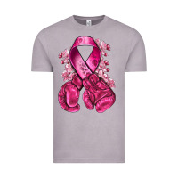Vintage Zinc breast cancer with boxing gloves Vintage Tee - NancyCooperArtShop