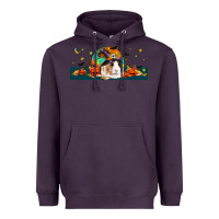 Plum Halloween Guinea Pig Heavyweight Hoodie - LillyAllenDesigns