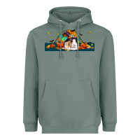 Sage Halloween Guinea Pig Heavyweight Hoodie - LillyAllenDesigns