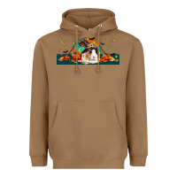 Toasted Coconut Halloween Guinea Pig Heavyweight Hoodie - LillyAllenDesigns