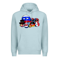 Blue Mist countryballs pullover Premium Hoodie - tuanDangUi