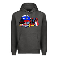 Charcoal Heather countryballs pullover Premium Hoodie - tuanDangUi
