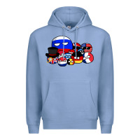 Colony Blue countryballs pullover Premium Hoodie - tuanDangUi