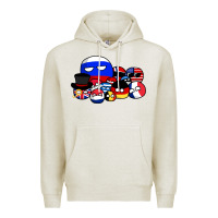 Oatmeal Heather countryballs pullover Premium Hoodie - tuanDangUi