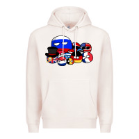 Pale Pink countryballs pullover Premium Hoodie - tuanDangUi