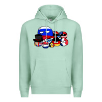 Seafoam countryballs pullover Premium Hoodie - tuanDangUi