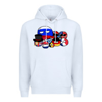 White countryballs pullover Premium Hoodie - tuanDangUi