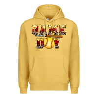 Antique Gold game day softball Premium Hoodie - FaDigitalArtStudio