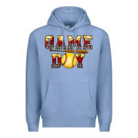 Colony Blue game day softball Premium Hoodie - FaDigitalArtStudio