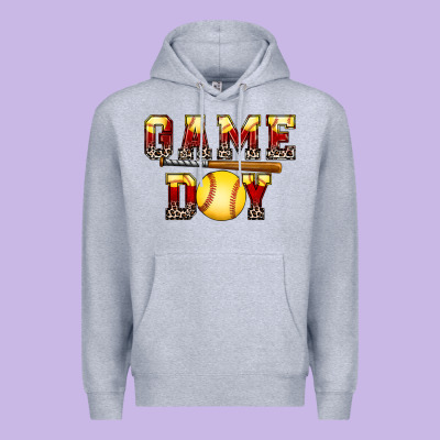 Game Day Softball Premium Hoodie Designed By Fadigitalartstudio