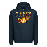 Navy game day softball Premium Hoodie - FaDigitalArtStudio