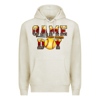 Oatmeal Heather game day softball Premium Hoodie - FaDigitalArtStudio