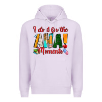 Lilac i do it for the aha moments Premium Hoodie - RanaPortraitStore