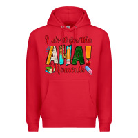 Red i do it for the aha moments Premium Hoodie - RanaPortraitStore