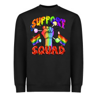 Black support squad pride Heavyweight Sweatshirt - FaDigitalArtStudio