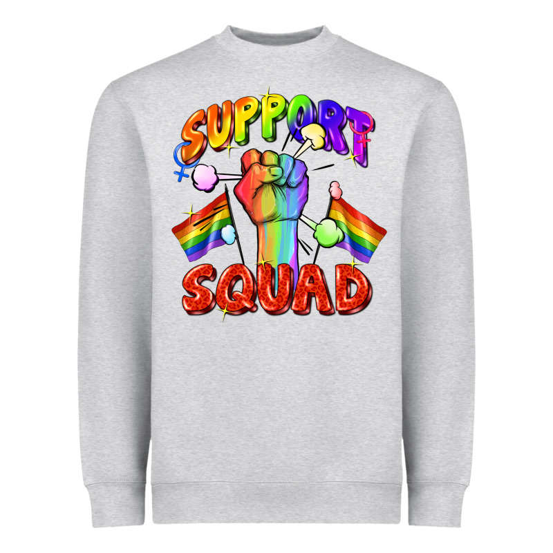 Support Squad Pride Heavyweight Sweatshirt by FaDigitalArtStudio | Teevron