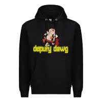 Black deputy dawg morning cartoons Premium Hoodie - tuanDangUi