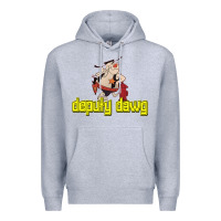Heather Grey deputy dawg morning cartoons Premium Hoodie - tuanDangUi