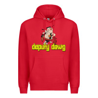 Red deputy dawg morning cartoons Premium Hoodie - tuanDangUi