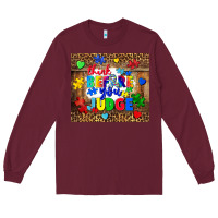 Burgundy think before you judge Long Sleeve Tee - CowGirlArtShop