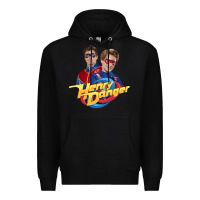 Black henry danger and captain man Premium Hoodie - tuanDangUi