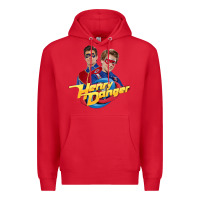 Red henry danger and captain man Premium Hoodie - tuanDangUi