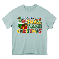 Arona Small town Christmas Heavy Core Tee - NancyCooperArtShop