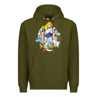 Army Green saban moon Premium Hoodie - tuanDangUi