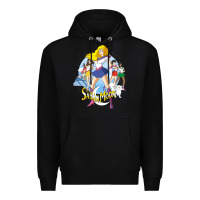 Black saban moon Premium Hoodie - tuanDangUi