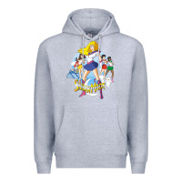 Heather Grey saban moon Premium Hoodie - tuanDangUi