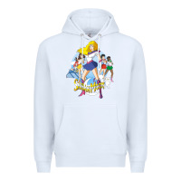 White saban moon Premium Hoodie - tuanDangUi
