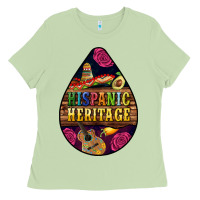 Matcha teardrop Hispanic Heritage Ladies Tee - BundleAndBundleShop