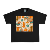 Black Fall Pumpkins Urban Heavy Tee - texasbilliewilder