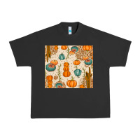 Pigment Black Fall Pumpkins Urban Heavy Tee - texasbilliewilder