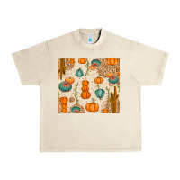 Sandshell Fall Pumpkins Urban Heavy Tee - texasbilliewilder
